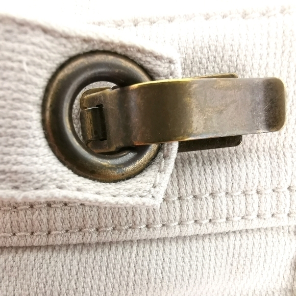 Ralph Lauren 4P Vtg 100% Cotton Beige Capris - Picture 10 of 12